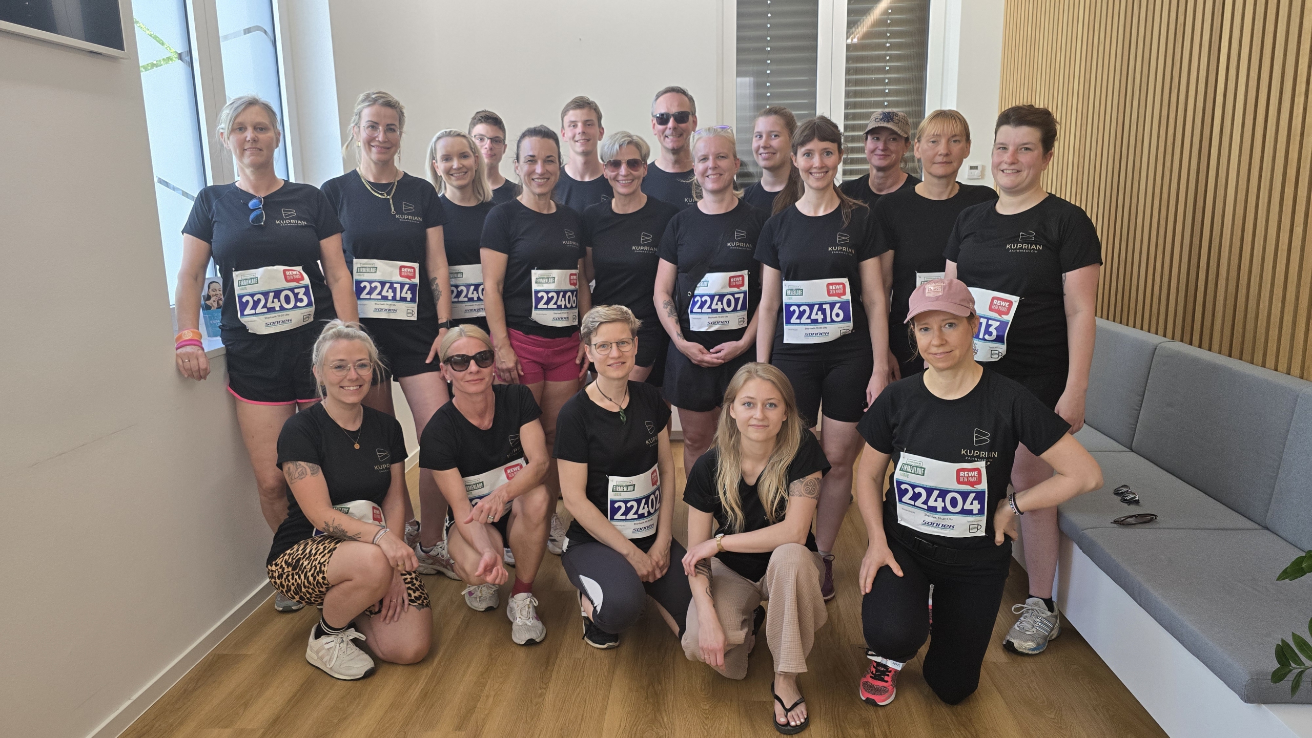 Das Kuprian-Team beim Firmenlauf